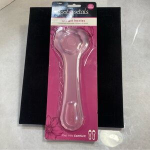 NEW Foot Petals 3/4 Gel Insoles Clear Cushion Heel to Ball Support